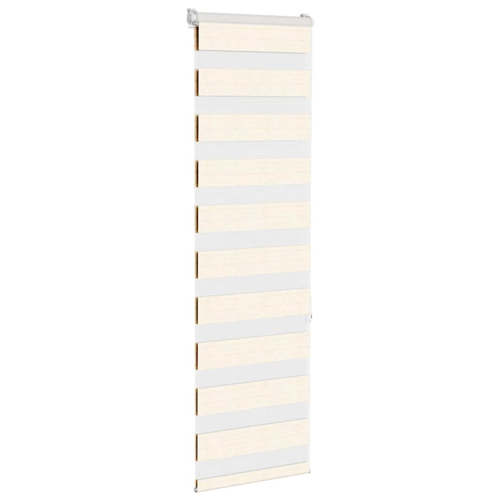 Store double beige marbré 40x150 cm largeur tissu 35,9 cm polyester