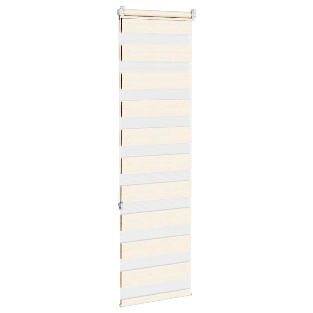 Store double beige marbré 40x150 cm largeur tissu 35,9 cm polyester