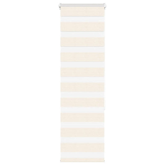 Store vénitien double beige marbré 50x150 cm largeur du tissu 45,9 cm polyester