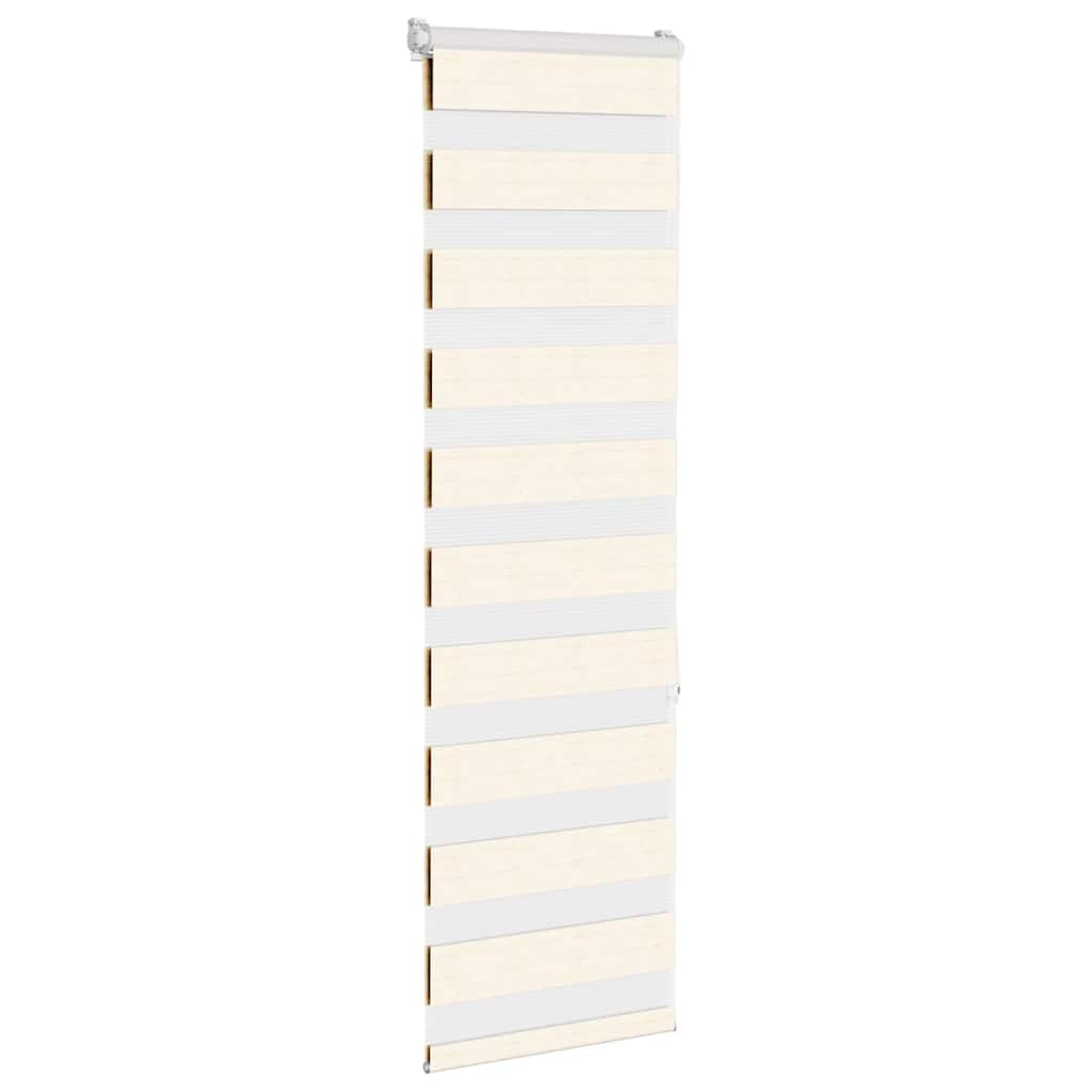 Store vénitien double beige marbré 50x150 cm largeur du tissu 45,9 cm polyester