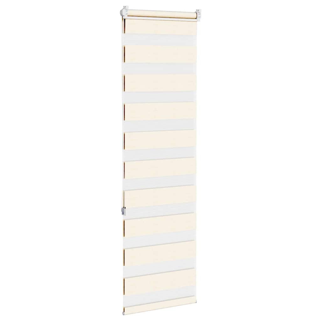 Store vénitien double beige marbré 50x150 cm largeur du tissu 45,9 cm polyester