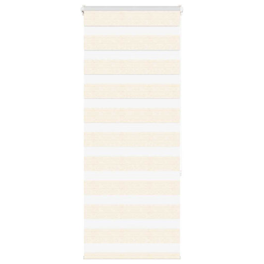 Store double enrouleur beige marbre 60x150 cm largeur tissu 55,9 cm polyester