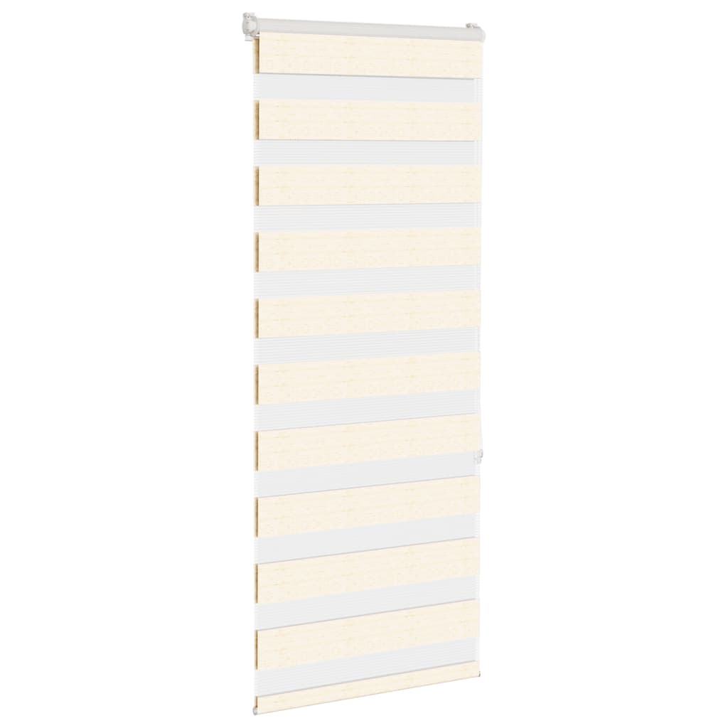 Store vénitien double beige marbré 65x150 cm Largeur du tissu 60,9 cm Polyester