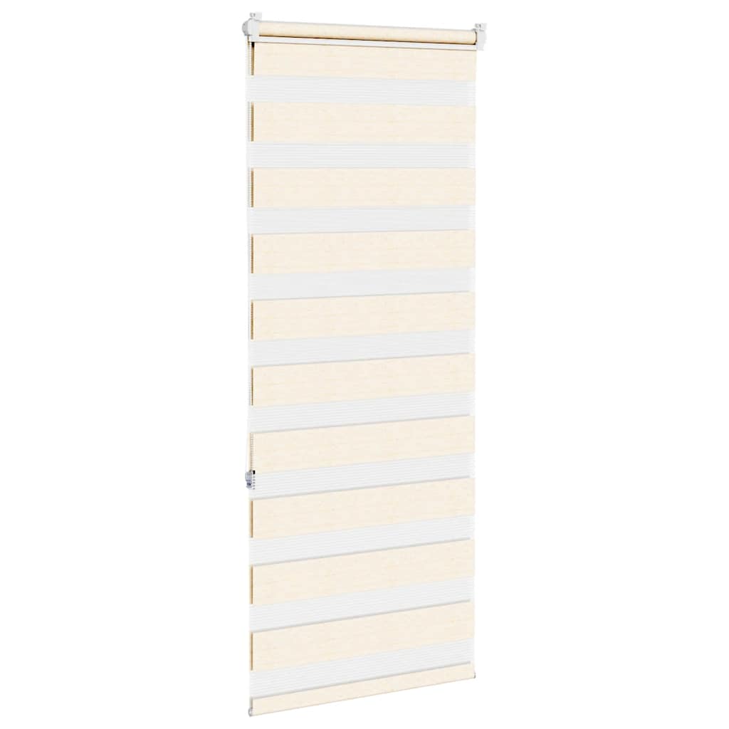 Store vénitien double beige marbré 65x150 cm Largeur du tissu 60,9 cm Polyester
