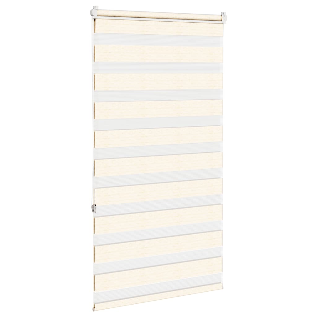 Store vénitien double beige marbre 80x150 cm Largeur du tissu 75,9 cm Polyester