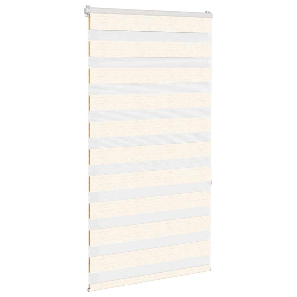 Doppelrollo Marmorbeige 90x150 cm Stoffbreite 85,9 cm Polyester