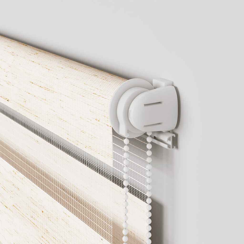 Double Roller Blind Marble Beige 95x150 cm Fabric width 90.9 cm Polyester