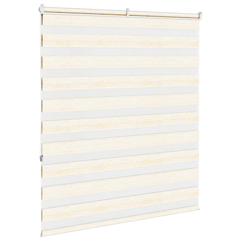 Doppelrollo Marmorbeige 120x150cm Stoffbreite 115,9 cm Polyester