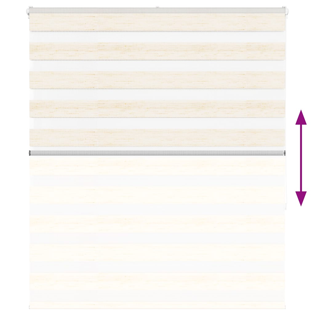 Doppelrollo Marmorbeige 120x150cm Stoffbreite 115,9 cm Polyester