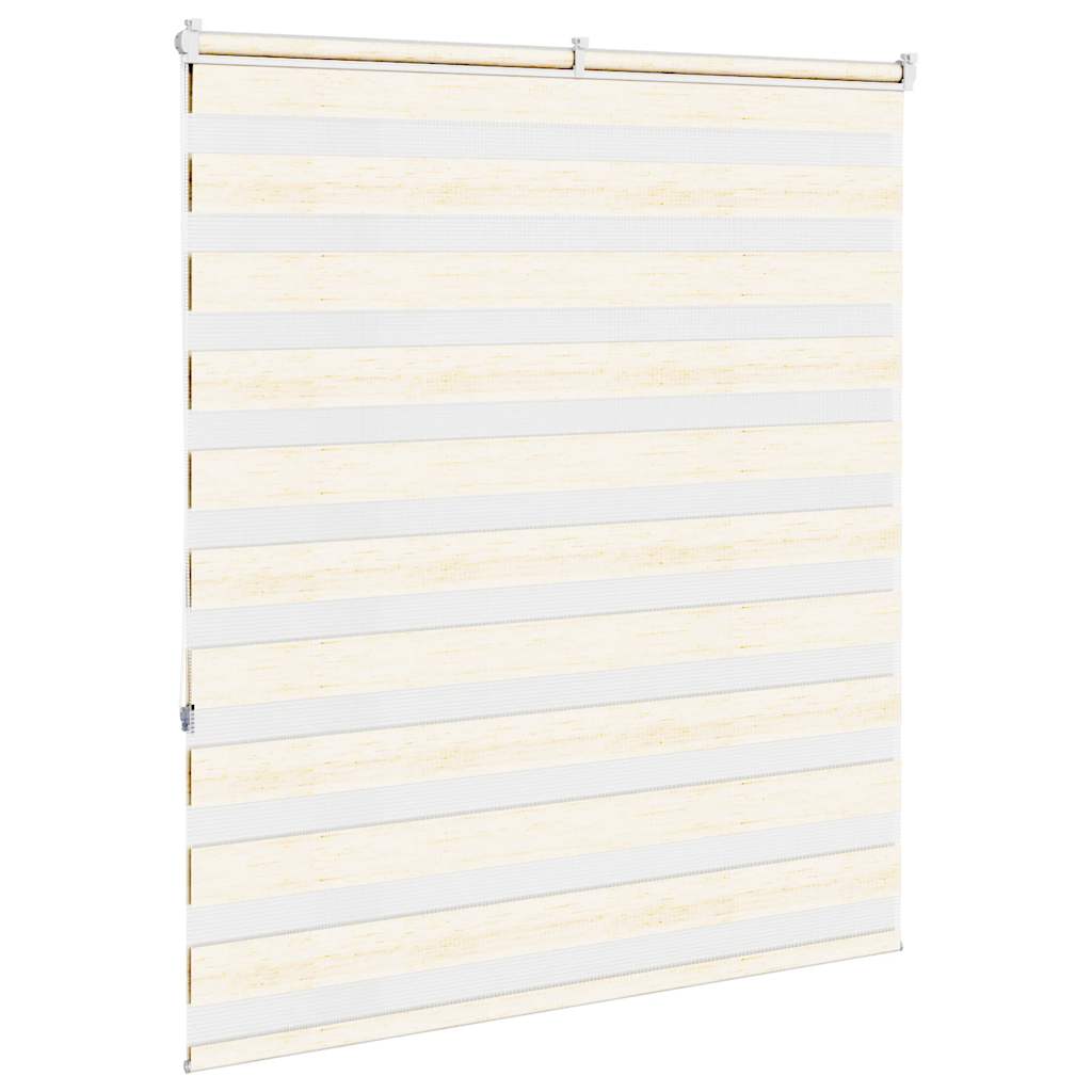Doppelrollo Marmorbeige 125x150cm Stoffbreite 120,9 cm Polyester