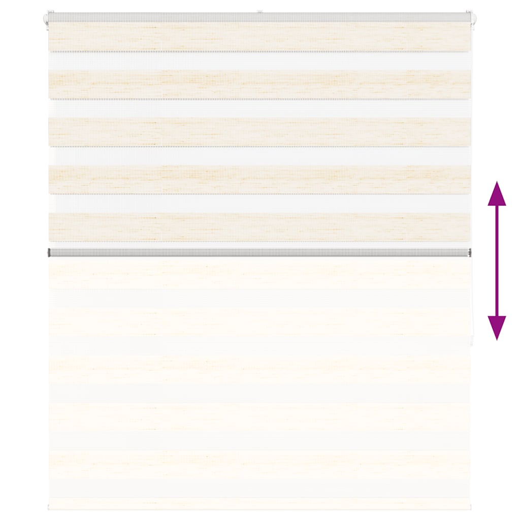 Doppelrollo Marmorbeige 125x150cm Stoffbreite 120,9 cm Polyester