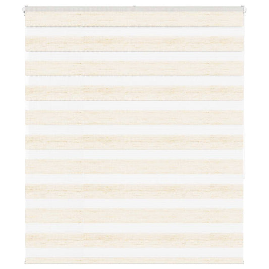 Store enrouleur double beige marbre 130x150cm largeur du tissu 125,9 cm polyester