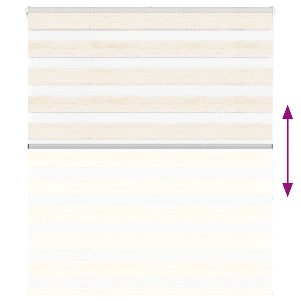 Store double beige marbré 135x150cm largeur du tissu 130,9 cm polyester
