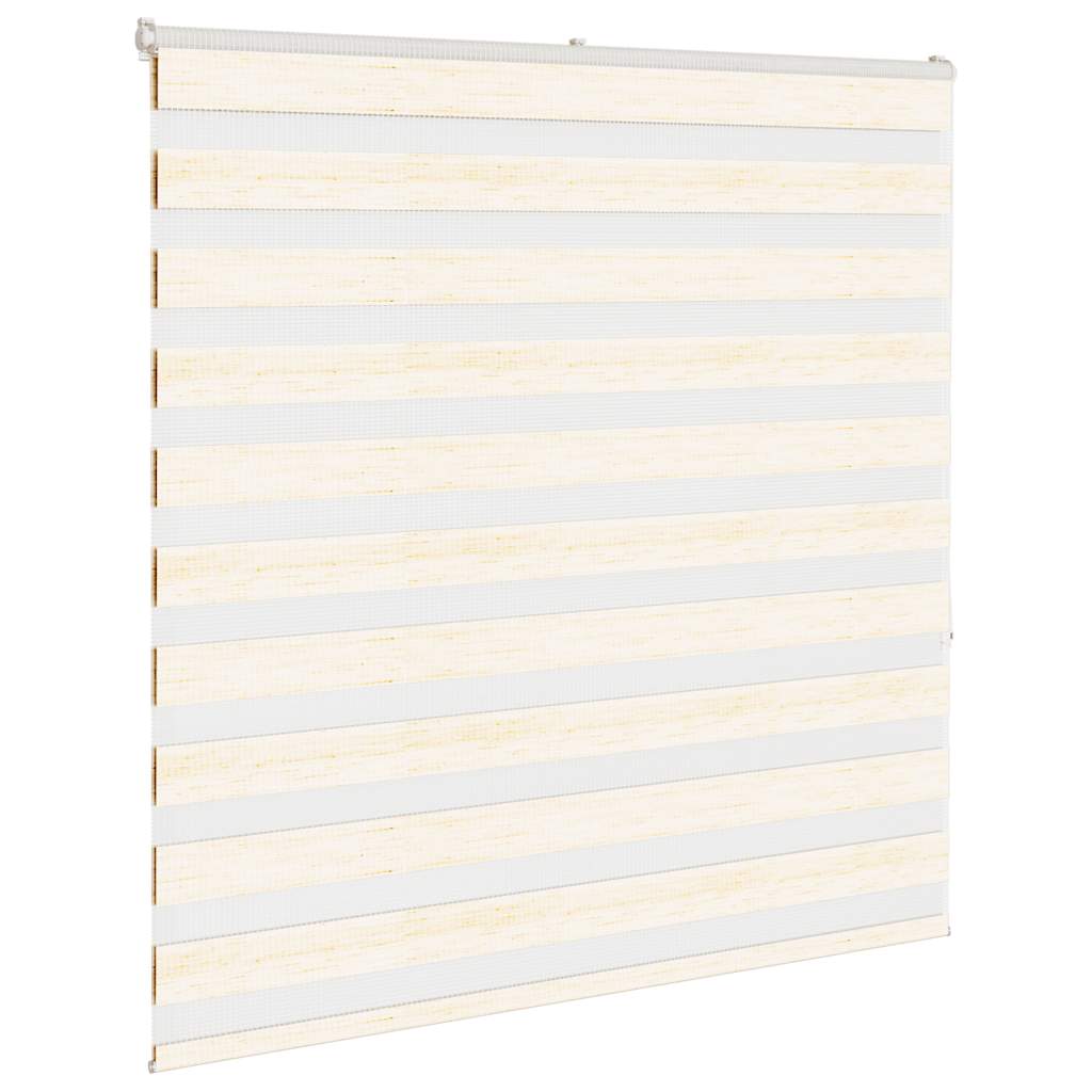 Store enrouleur jour/nuit beige marbre 140x150cm largeur de tissu 135,9 cm Polyester