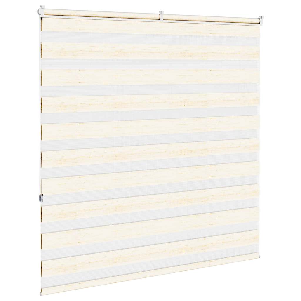 Store enrouleur jour/nuit beige marbre 140x150cm largeur de tissu 135,9 cm Polyester