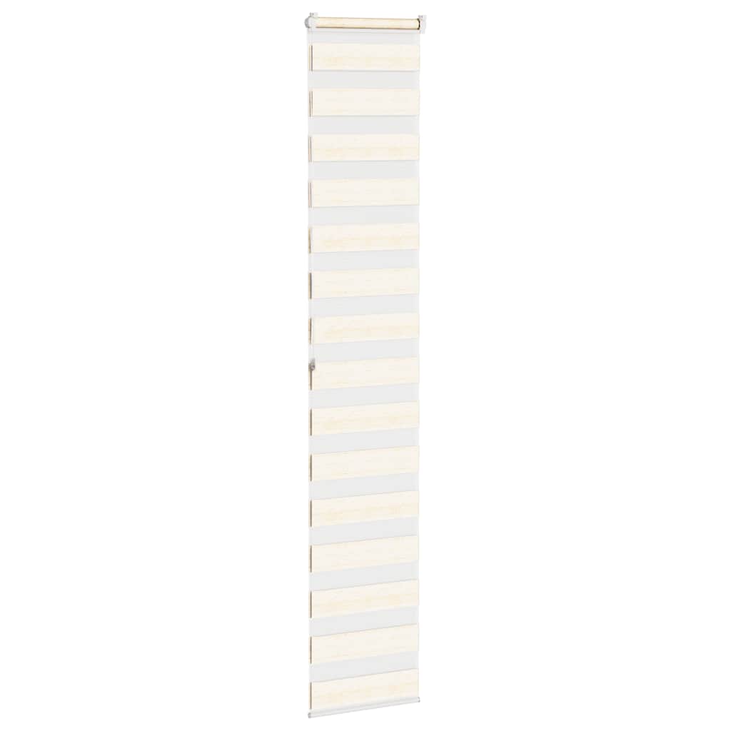 Store enrouleur double beige marbré 40x200 cm largeur du tissu 35,9 cm Polyester