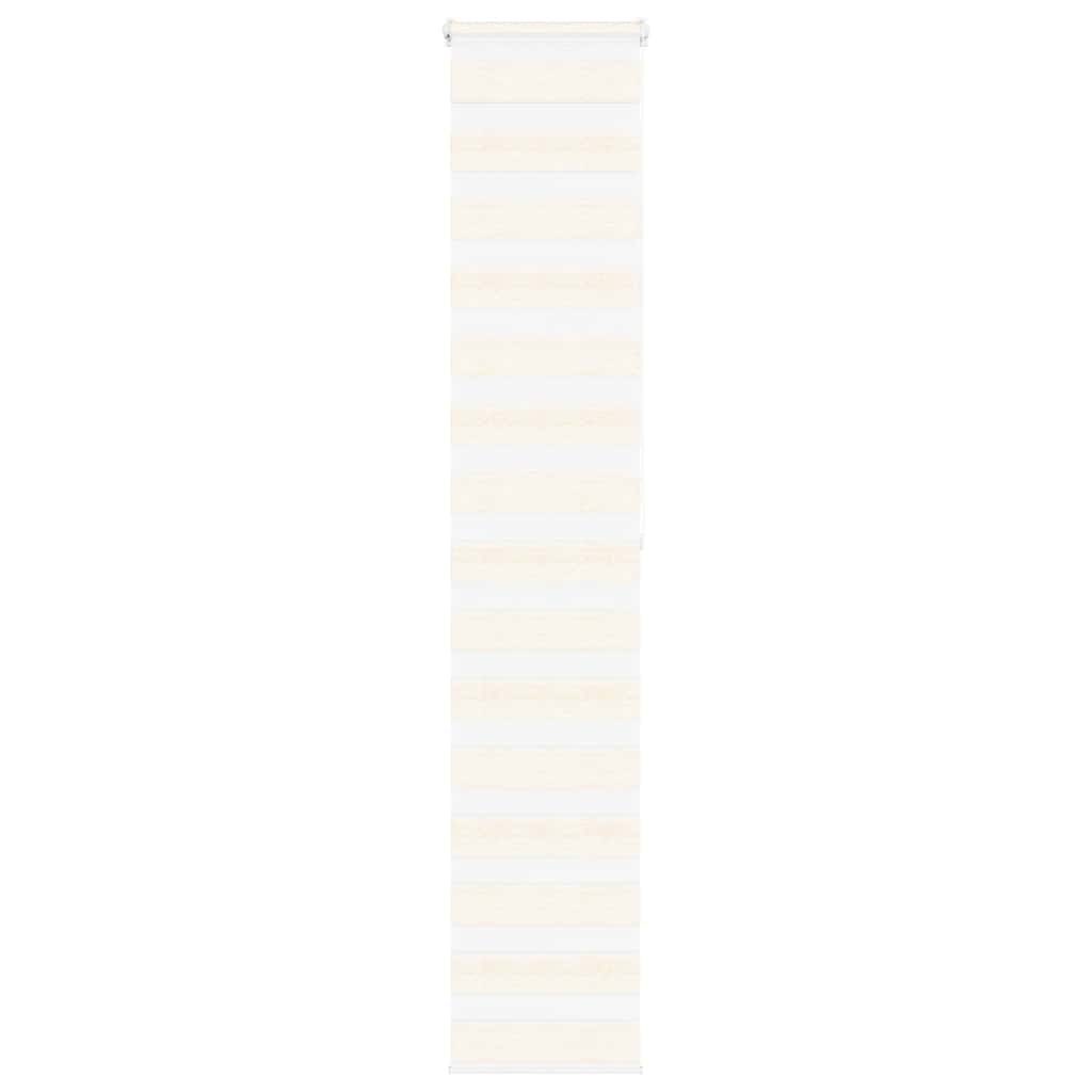 Store enrouleur double beige marbré 50x200 cm largeur tissu 45,9 cm polyester
