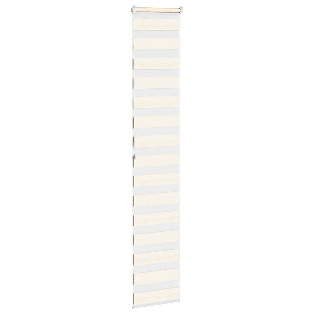 Store enrouleur double beige marbré 50x200 cm largeur tissu 45,9 cm polyester