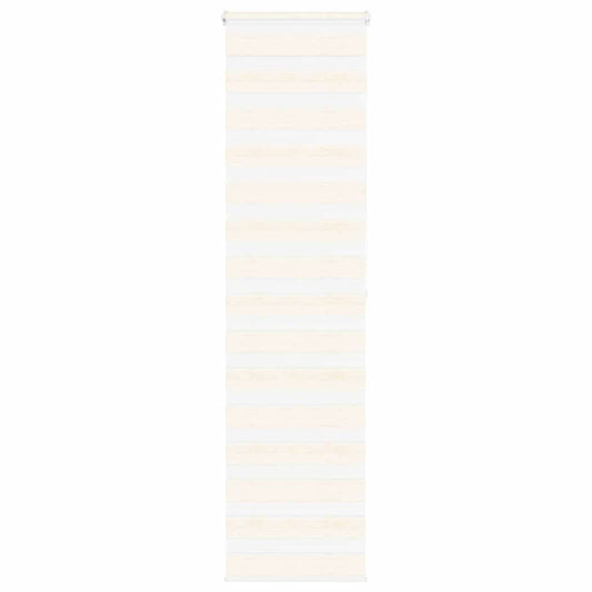 Store enrouleur double beige marbré 55x200 cm largeur tissu 50,9 cm polyester