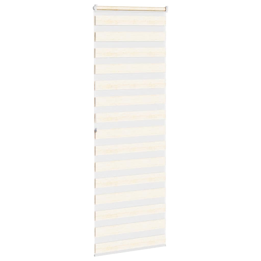 Store enrouleur duo beige marbré 70x200 cm largeur de tissu 65,9 cm polyester