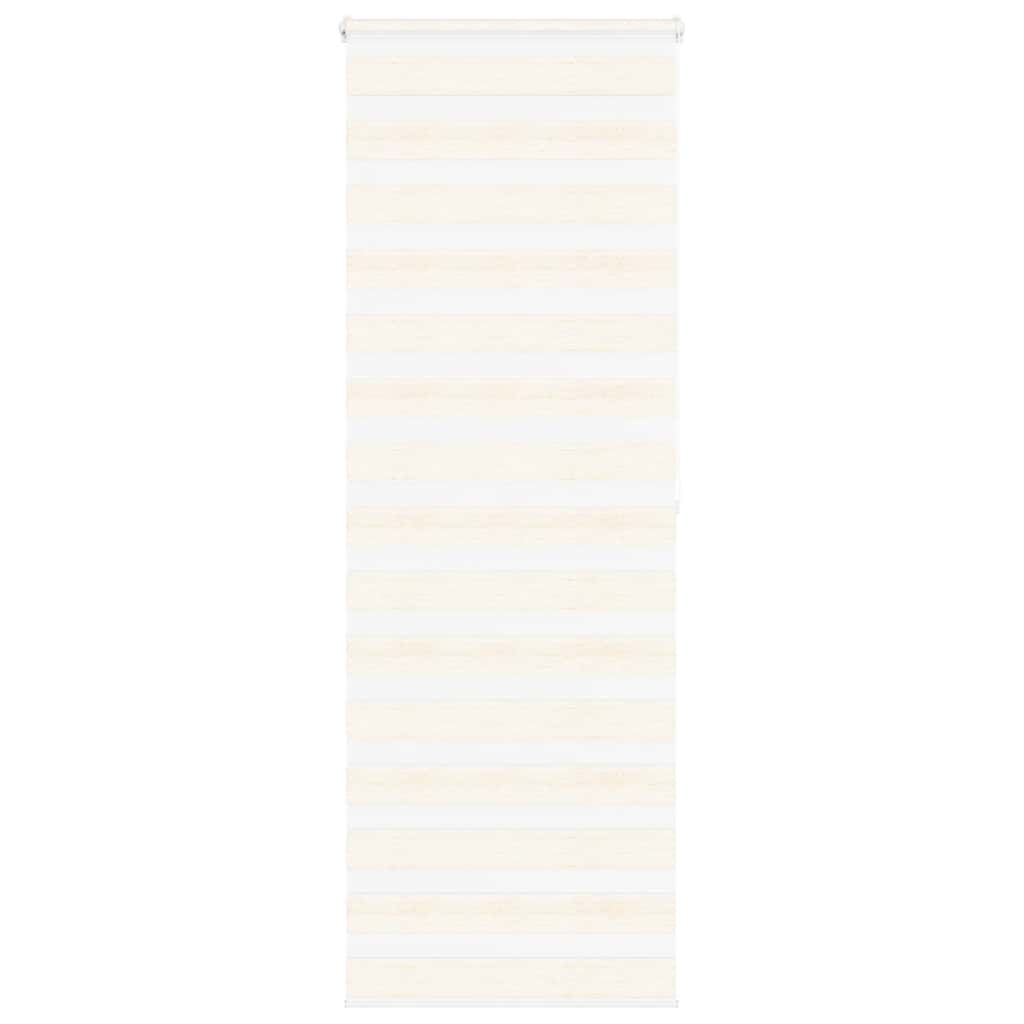Store enrouleur jour/nuit beige marbre 80x200 cm largeur tissu 75,9 cm polyester