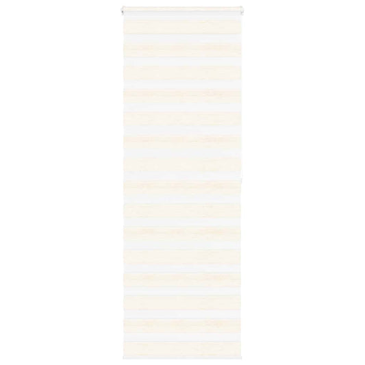 Store enrouleur jour/nuit beige marbre 80x200 cm largeur tissu 75,9 cm polyester