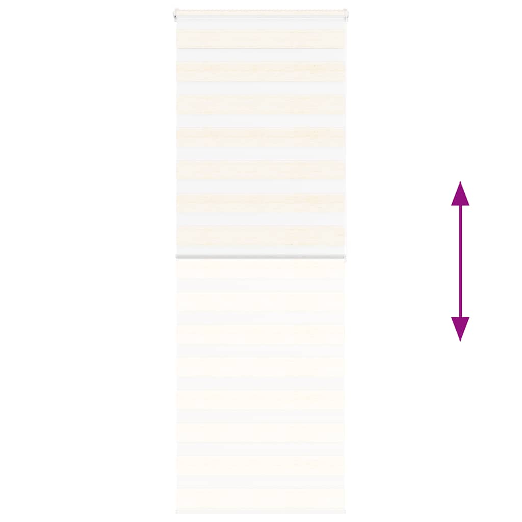 Double roller blind Marble Beige 85x200 cm fabric width 80.9 cm polyester