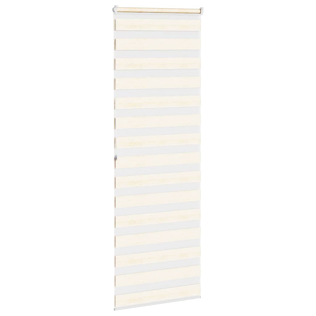 Store enrouleur jour/nuit marbre beige 90x200 cm largeur du tissu 85,9 cm polyester