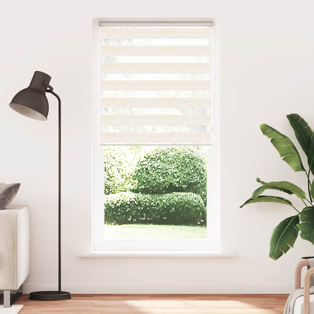 Doppelrollo Marmorbeige 115x200cm Stoffbreite 110,9 cm Polyester
