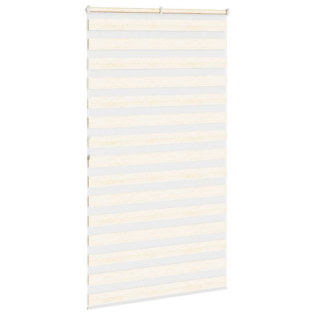 Store double enrouleur beige marbré 135x200cm Largeur tissu 130,9 cm Polyester