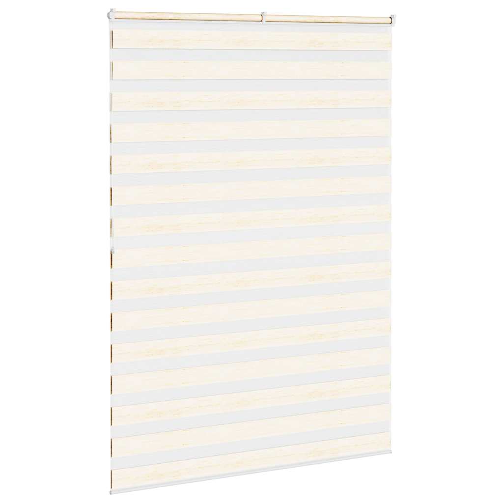 Store enrouleur double beige marbré 165x200cm Largeur tissu 160,9 cm Polyester