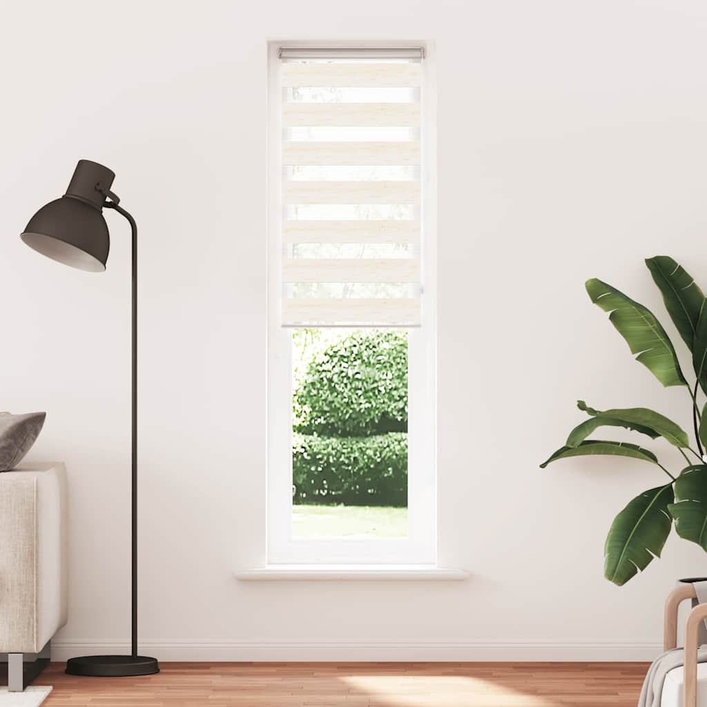 Double roller blind Marble Beige 55x230 cm fabric width 50.9 cm Polyester