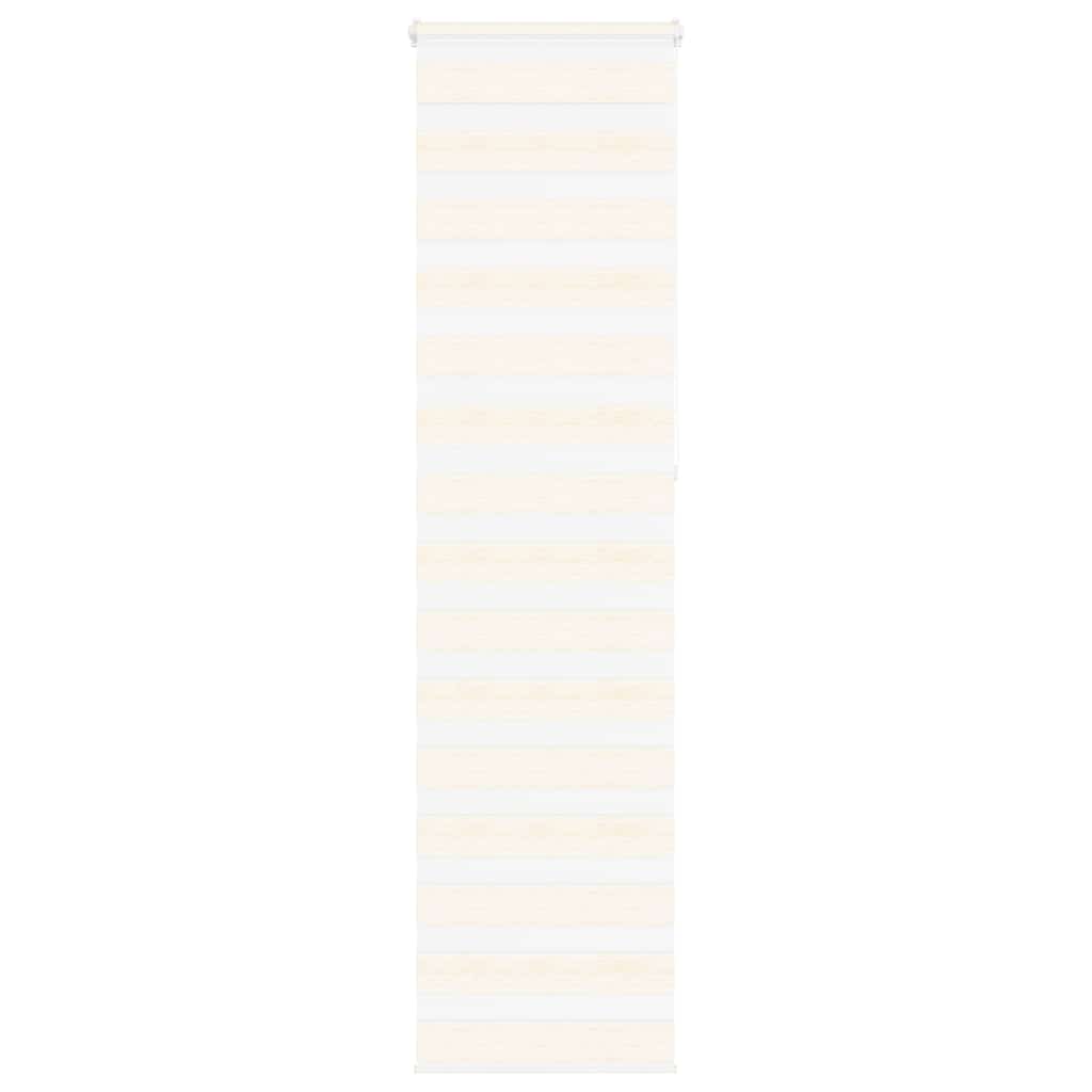 Store vénitien double beige marbré 65x230 cm largeur de tissu 60,9 cm Polyester