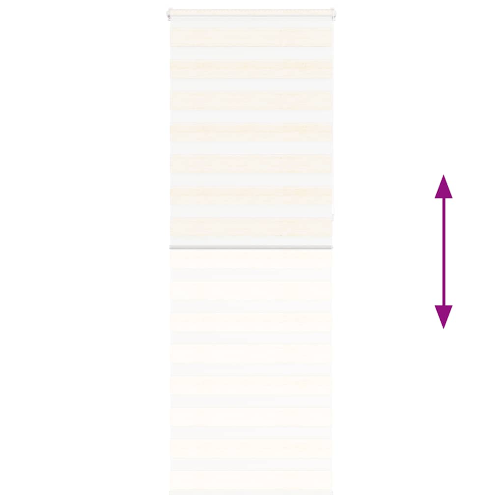 Store jour/nuit beige marbré 70x230 cm largeur de tissu 65,9 cm polyester