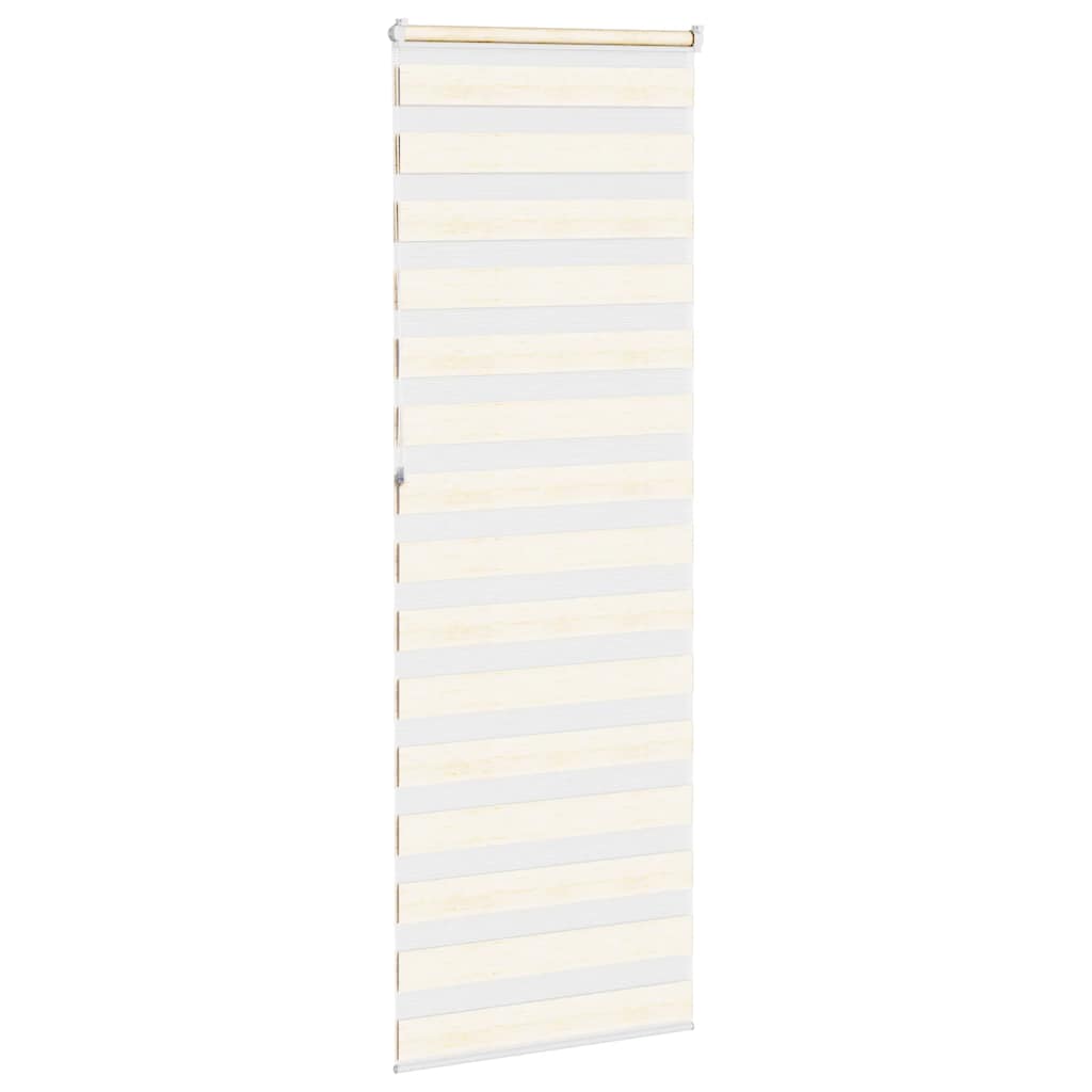 Store enrouleur double beige marbré 85x230 cm largeur de tissu 80,9 cm Polyester