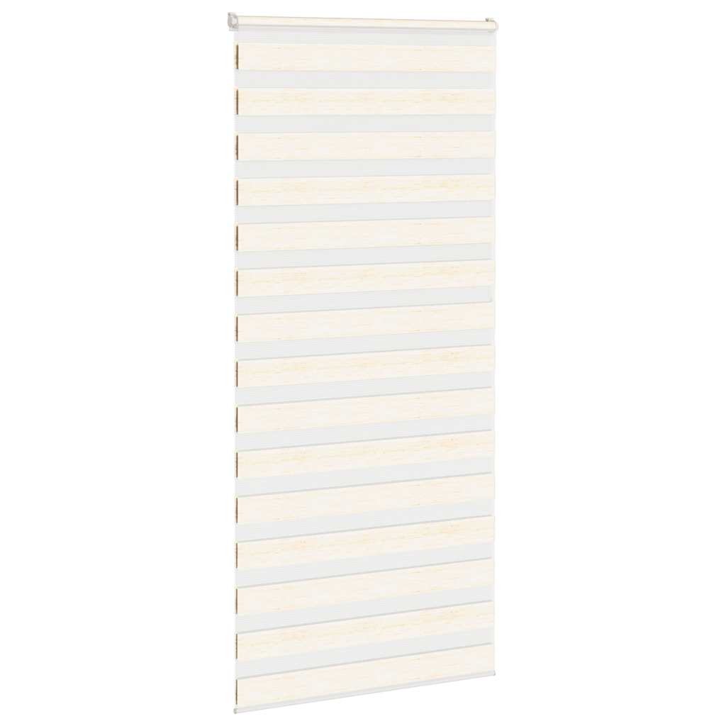 Doppelrollo Marmorbeige 95x230 cm Stoffbreite 90,9 cm Polyester