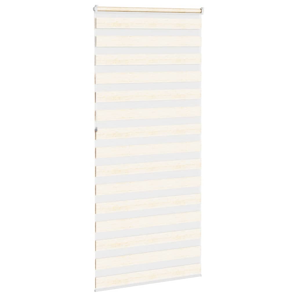 Doppelrollo Marmorbeige 95x230 cm Stoffbreite 90,9 cm Polyester