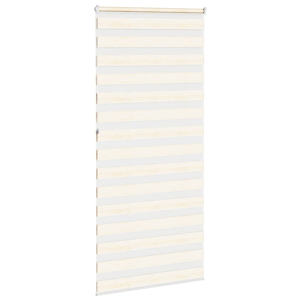 Store enrouleur double beige marbré 105x230cm Largeur tissu 100,9 cm Polyester