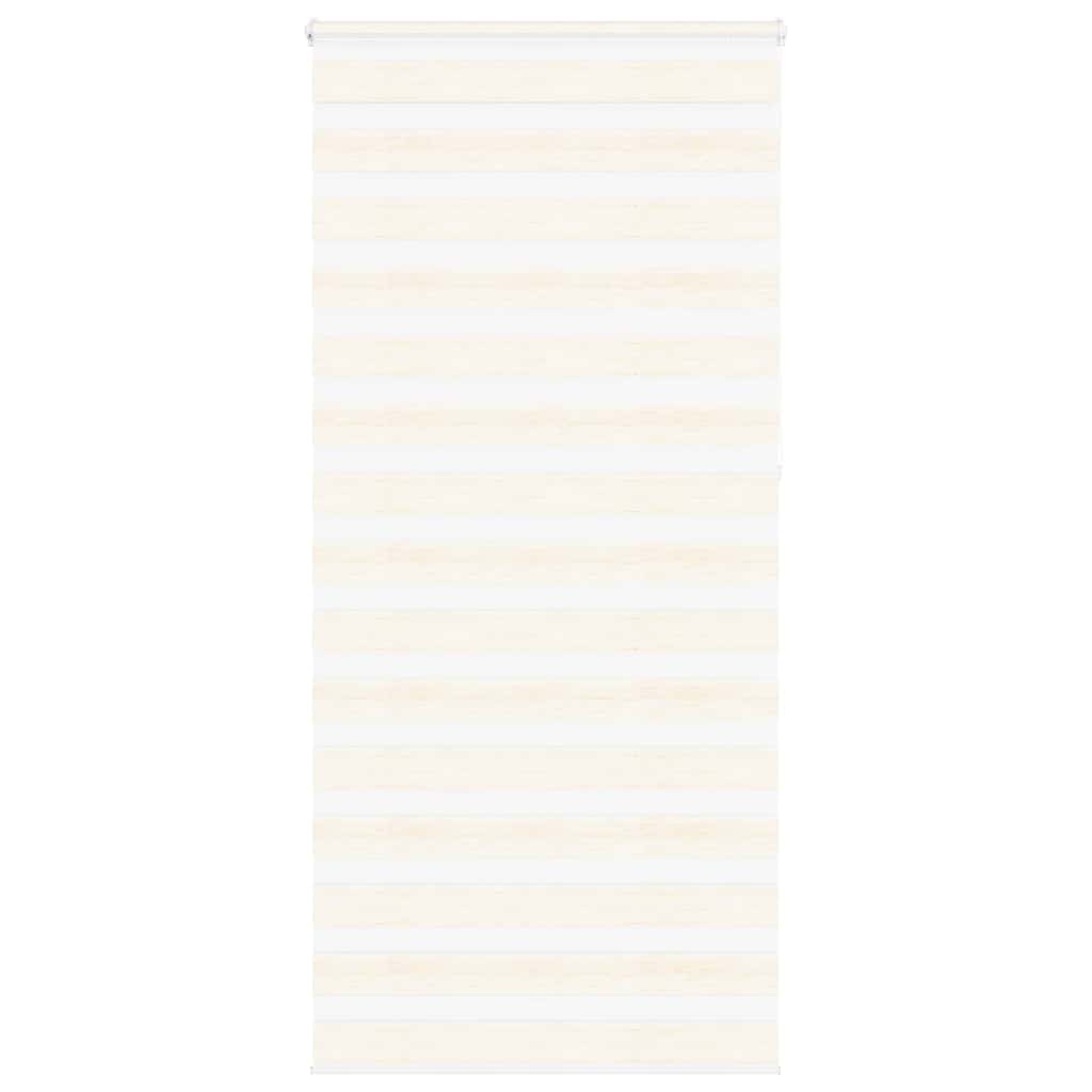 Double store enrouleur beige marbre 110x230cm largeur tissu 105,9 cm polyester