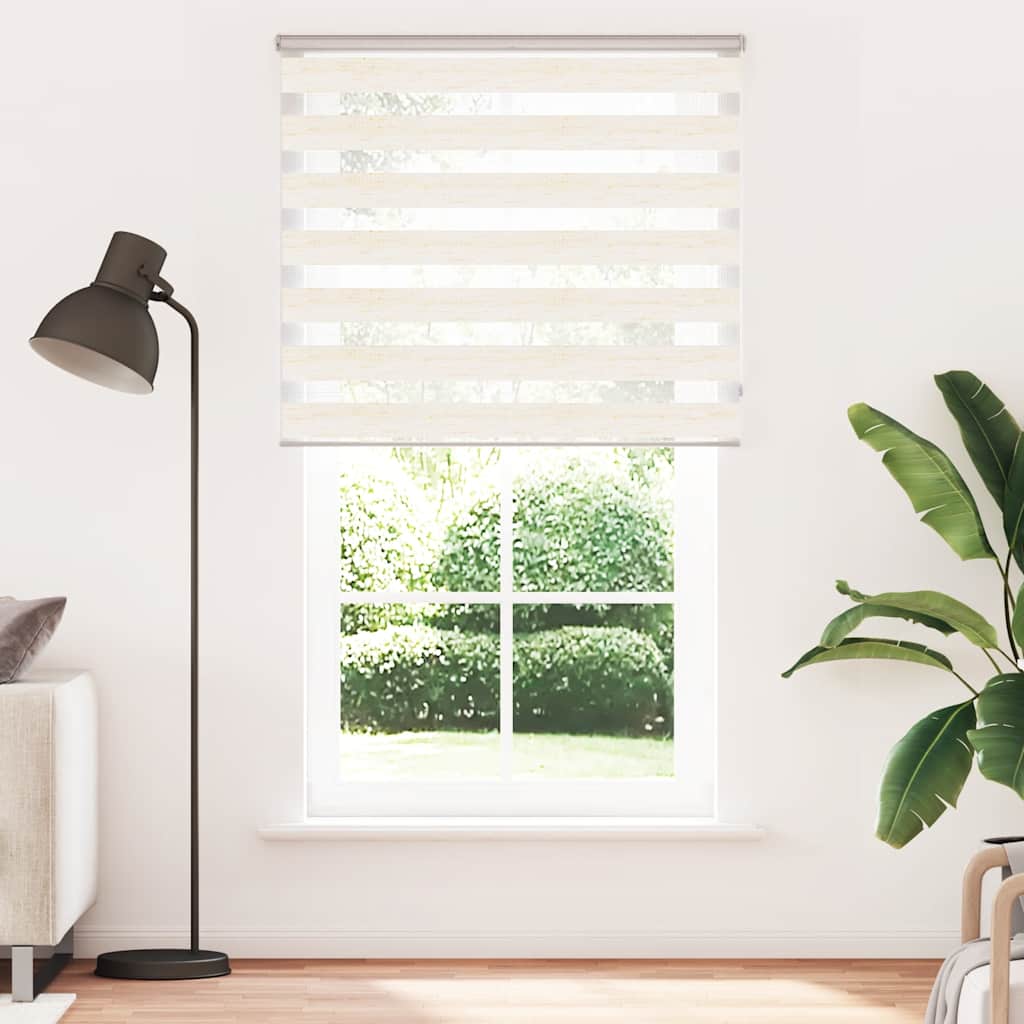 Double Roller Blind Marble Beige 120x230cm Fabric Width 115.9 cm Polyester