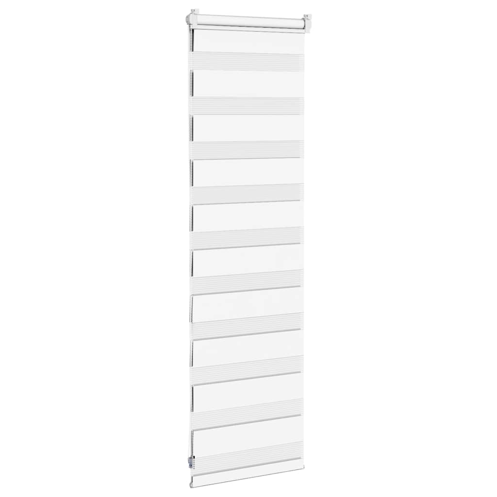 Doppelrollo Weiß 45x100 cm Stoffbreite 40,9 cm Polyester