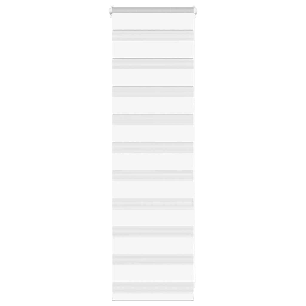 Dual Roller Blind White 50x100 cm Fabric Width 45.9 cm Polyester