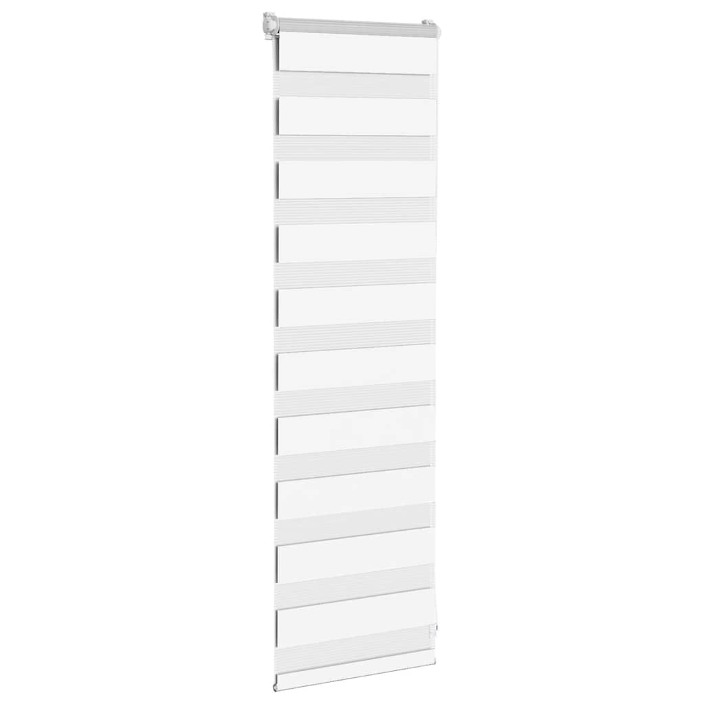 Dual Roller Blind White 50x100 cm Fabric Width 45.9 cm Polyester