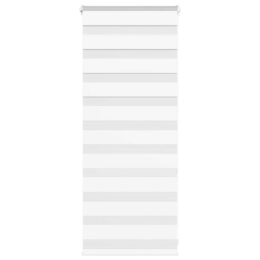 Dual Roller Blind White 65x100 cm Fabric Width 60.9 cm Polyester