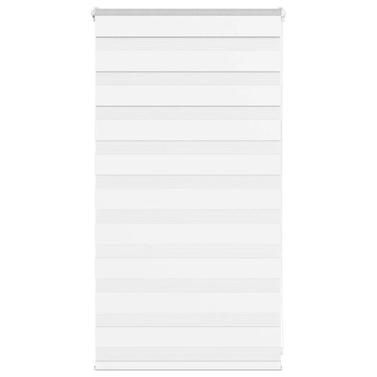 Store double blanc 70x100 cm largeur tissu 65,9 cm polyester