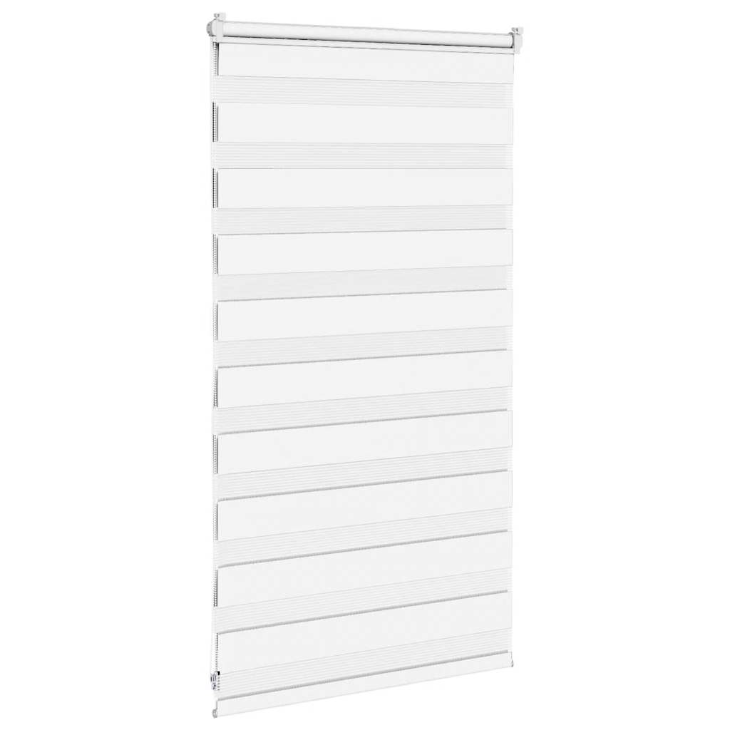 Store double blanc 75x100 cm largeur du tissu 70,9 cm polyester