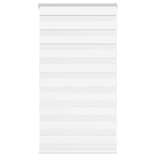Store double blanc 85x100 cm largeur tissu 80,9 cm polyester