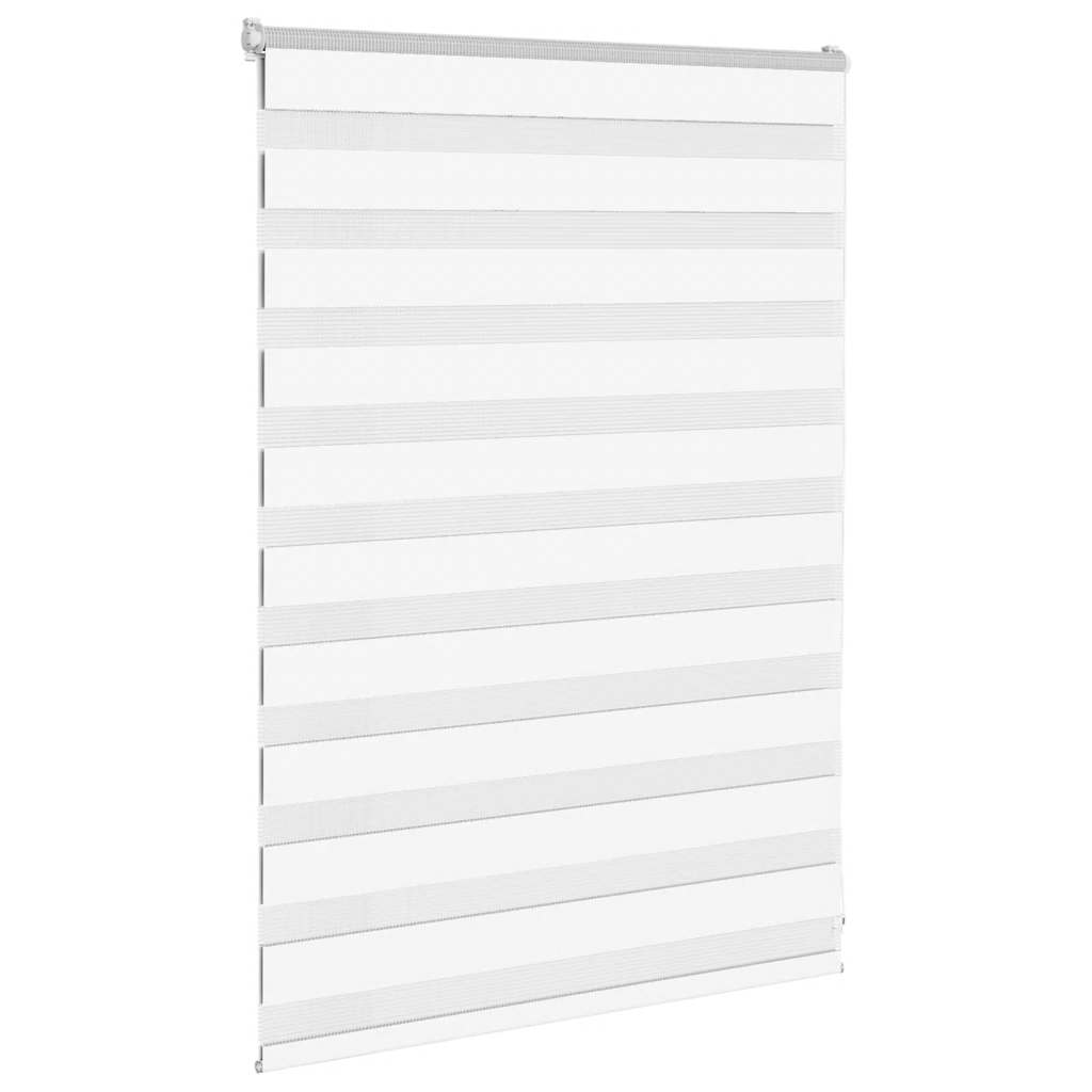 Doppelrollo Weiß 95x100 cm Stoffbreite 90,9 cm Polyester