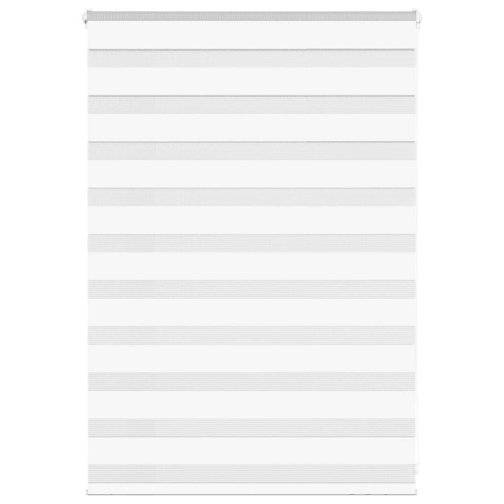 Store double blanc 105x100 cm largeur tissu 100,9 cm polyester