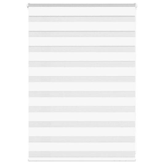 Store double blanc 105x100 cm largeur tissu 100,9 cm polyester